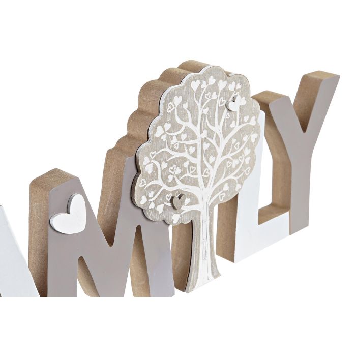 Decoracion Boho DKD Home Decor Natural Blanco 2 x 14.5 x 40 cm (6 Unidades) 2 Decoracion Boho DKD Home Decor Natural Blanco 2 x 14.5 x 40 cm (6 Unidades) 2