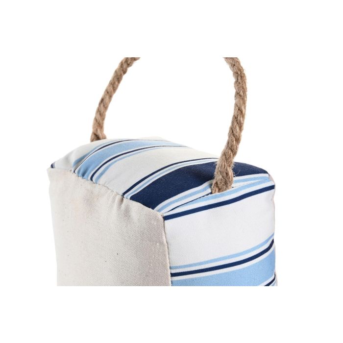 Sujetapuertas Mediterraneo DKD Home Decor Azul Blanco 9 x 20 x 13 cm (6 Unidades) 2