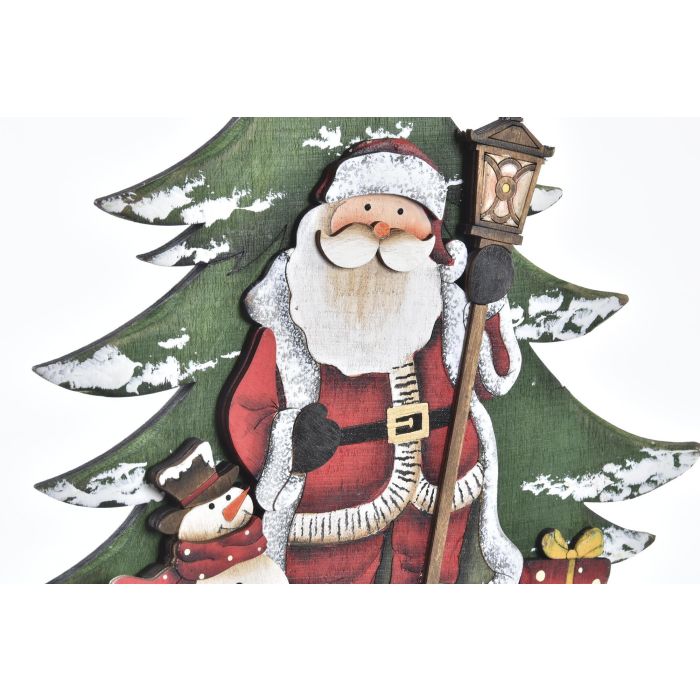 Arbol Navidad Tradicional DKD Home Decor Verde Rojo 6 x 37.5 x 28.5 cm (6 Unidades) 1