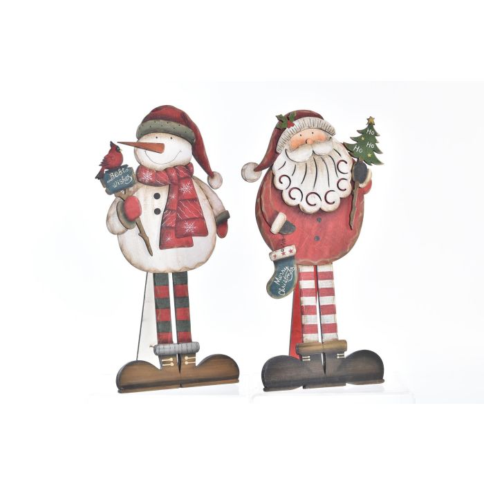 Decoracion Navidad Tradicional DKD Home Decor Rojo Blanco 2.5 x 44 x 24 cm (6 Unidades) 0 Decoracion Navidad Tradicional DKD Home Decor Rojo Blanco 2.5 x 44 x 24 cm (6 Unidades) 0