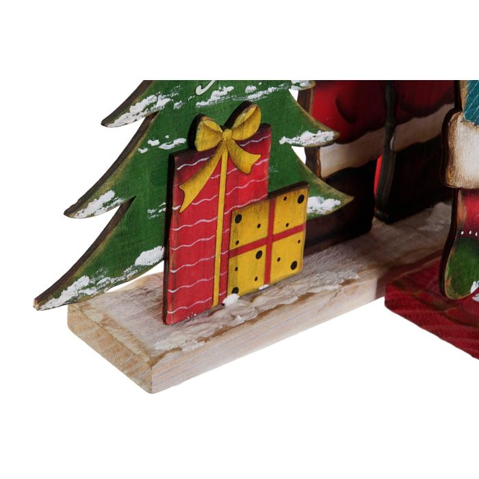 Decoracion Navidad Tradicional DKD Home Decor Multicolor 6 x 32.5 x 30.5 cm (6 Unidades) 2