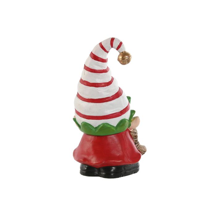 Figura Navidad Tradicional DKD Home Decor Verde Rojo 7 x 15 x 10 cm (6 Unidades) 2