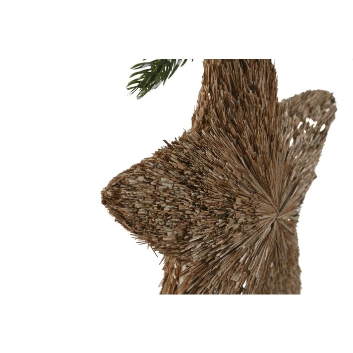 Decoracion Colgante Navidad Alpina DKD Home Decor Natural 5.5 x 21 x 19 cm (6 Unidades) 1