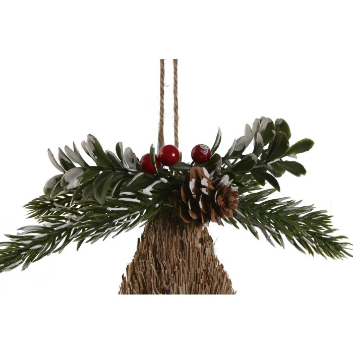 Decoracion Colgante Navidad Alpina DKD Home Decor Natural 5.5 x 21 x 19 cm (6 Unidades) 2