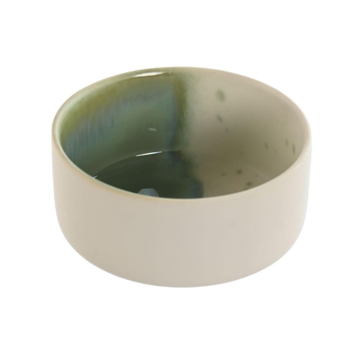 Bol Oriental DKD Home Decor Verde Blanco 12 x 6 x 12 cm (6 Unidades) 2