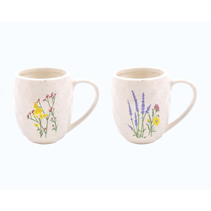 Mug Shabby DKD Home Decor Multicolor 8.6 x 10 x 12.4 cm (6 Unidades)