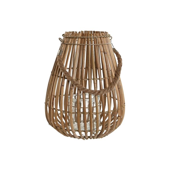 Portavela Balines DKD Home Decor Natural 25 x 47 x 25 cm (6 Unidades)