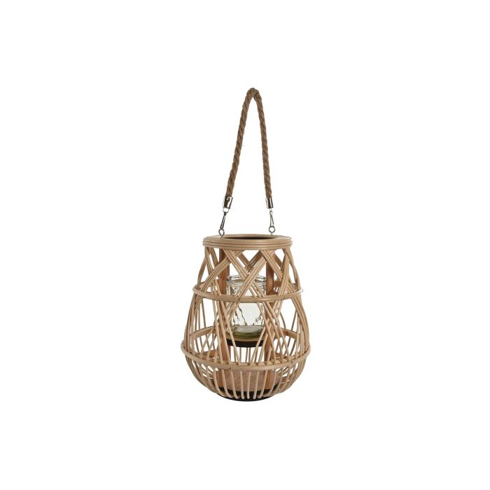 Portavela Balines DKD Home Decor Natural 23 x 29 x 23 cm (6 Unidades) 4