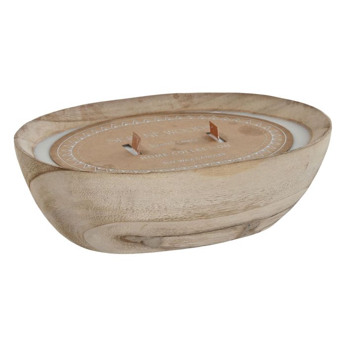 Vela Scandi DKD Home Decor Natural 14.8 x 7.4 x 23 cm (6 Unidades)