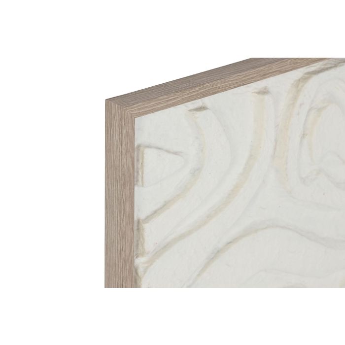 Cuadro Urban DKD Home Decor Blanco Natural 2 x 60 x 40 cm (8 Unidades) 1