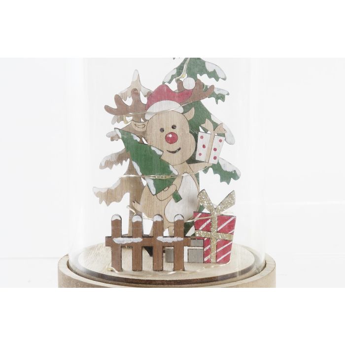 Decoracion Luminosa Navidad Tradicional DKD Home Decor Multicolor 11 x 19 x 11 cm (8 Unidades) 3