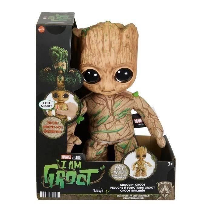 Marvel Yo Soy Groot Peluche Groot Bailón Hjm23 Mattel 2