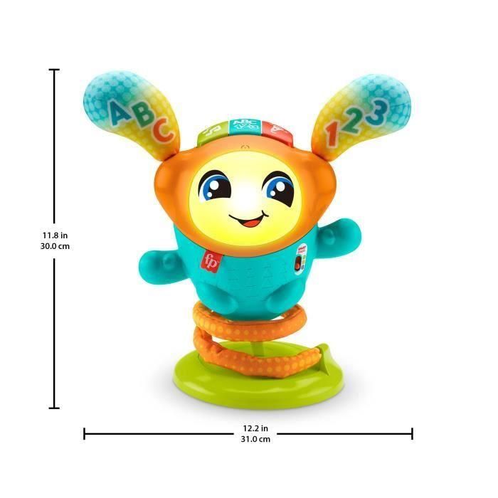 Fisher Price - DJ El robot Danseur ha rebotado - Wake -Up Toy 1er Edad - 9 meses y más 3