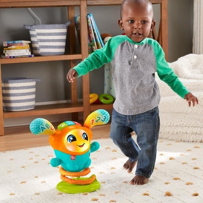 Fisher Price - DJ El robot Danseur ha rebotado - Wake -Up Toy 1er Edad - 9 meses y más 4