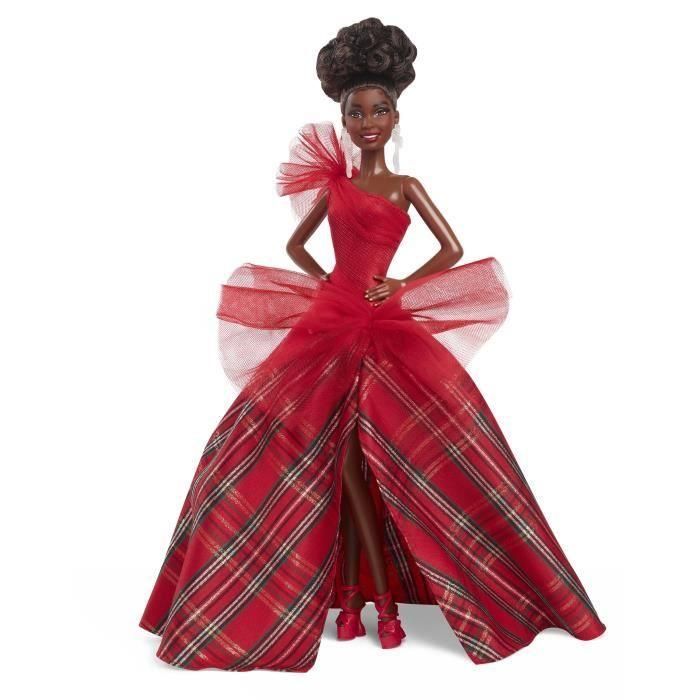 Muñeca BARBIE Marrón Feliz Navidad HRM62 1