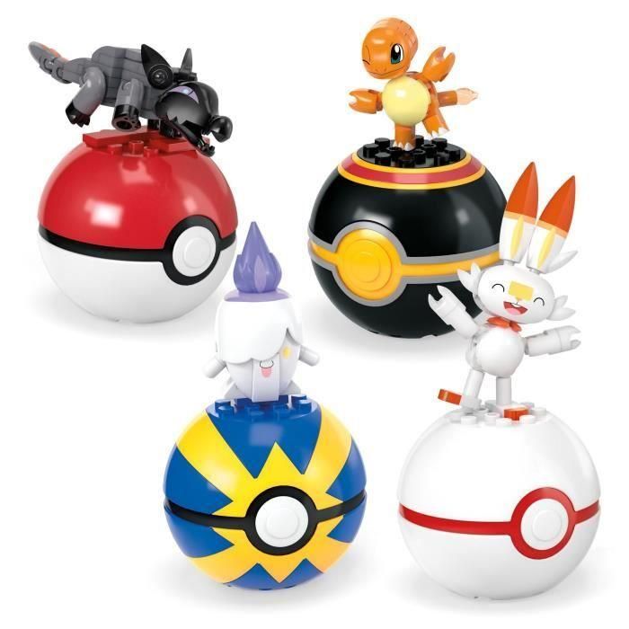 Mega Construx Pokemon Equipo Entrenador Fuego Htj06 2