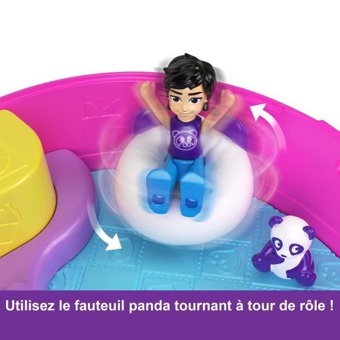 Polly Pocket-Panda Bubble Tea-Box con 2 minifiguras y panda HWN95 4