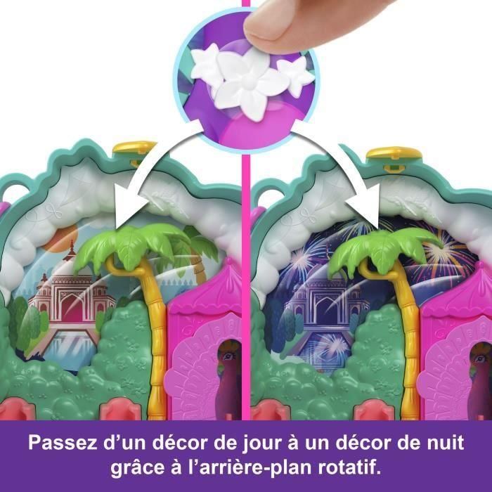 Polly Pocket - El Jardín del Pavo Real - Caja 2 minifiguras y animales HWN97 2