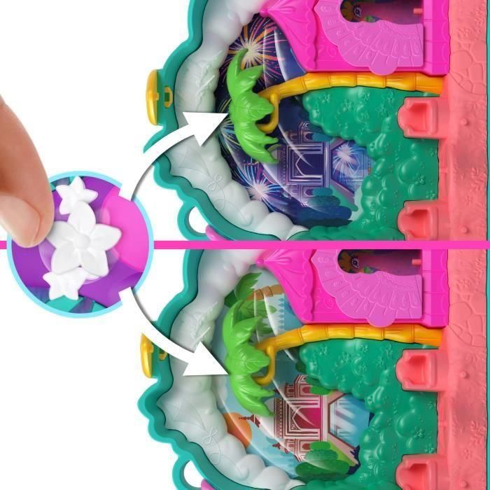 Polly Pocket - El Jardín del Pavo Real - Caja 2 minifiguras y animales HWN97 3