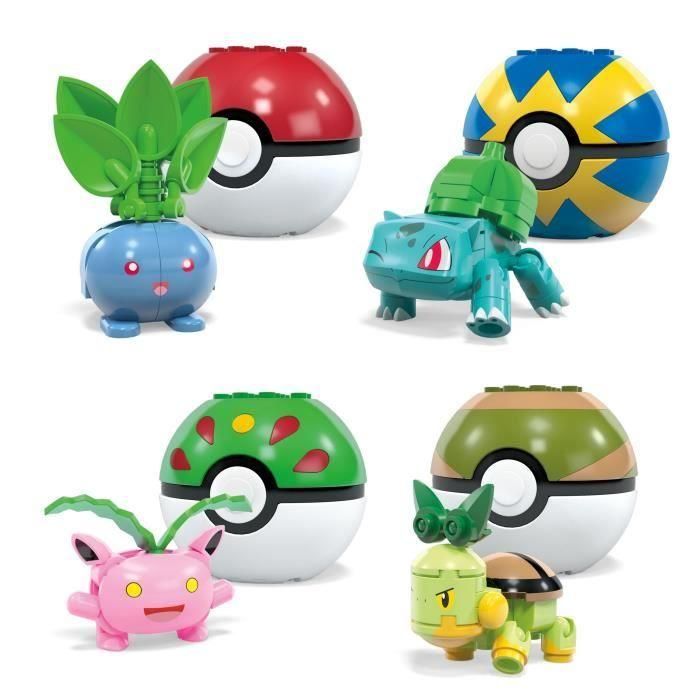 MEGA Pokémon - Entrenador Pokémon Planta - Set de construcción HWR77