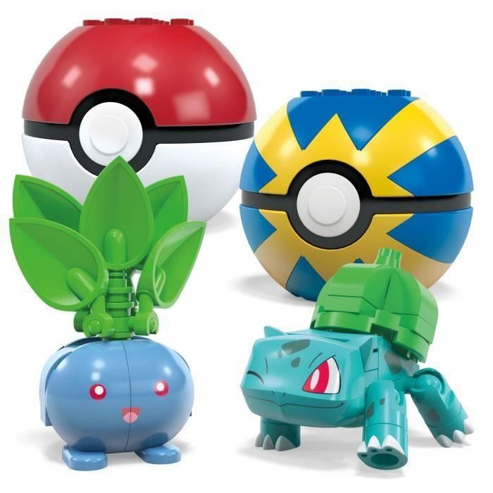 MEGA Pokémon - Entrenador Pokémon Planta - Set de construcción HWR77 1