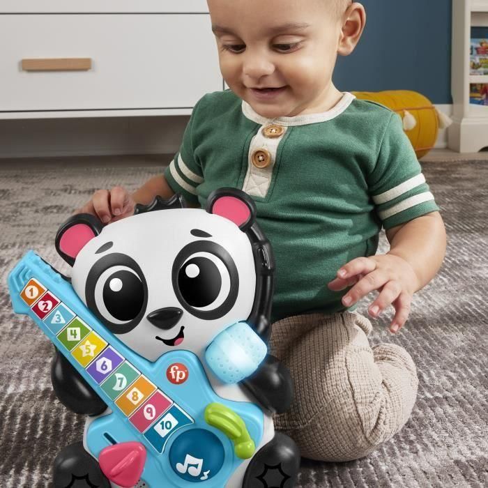 Fisher-Price-Link Squad Panda Figuras-Juguete de actividad musical HYK95 4