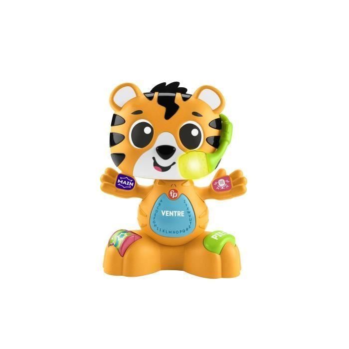 Fisher-Price-Link Squad Tiger Body Parts-Juguete de actividad musical HYL00