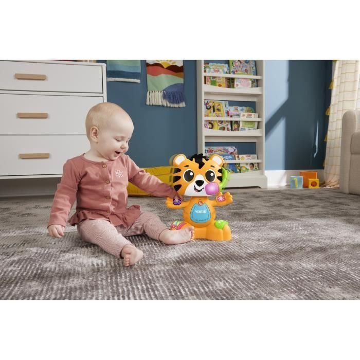 Fisher-Price-Link Squad Tiger Body Parts-Juguete de actividad musical HYL00 1