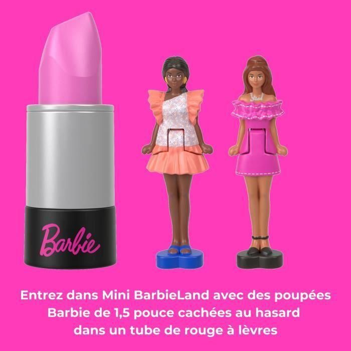 BARBIE Mini set de pintalabios BarbieLand 6 con mini muñecas - JBD26 4