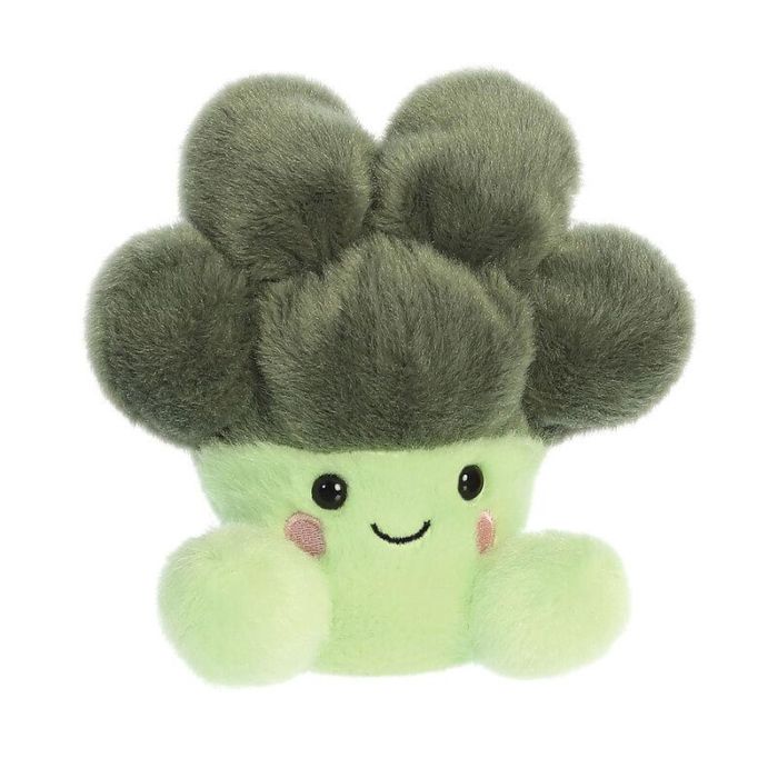 Palm Pals Peluche Brocoli de 13 cm - Muñeco de Peluche Suave y Tierno 1