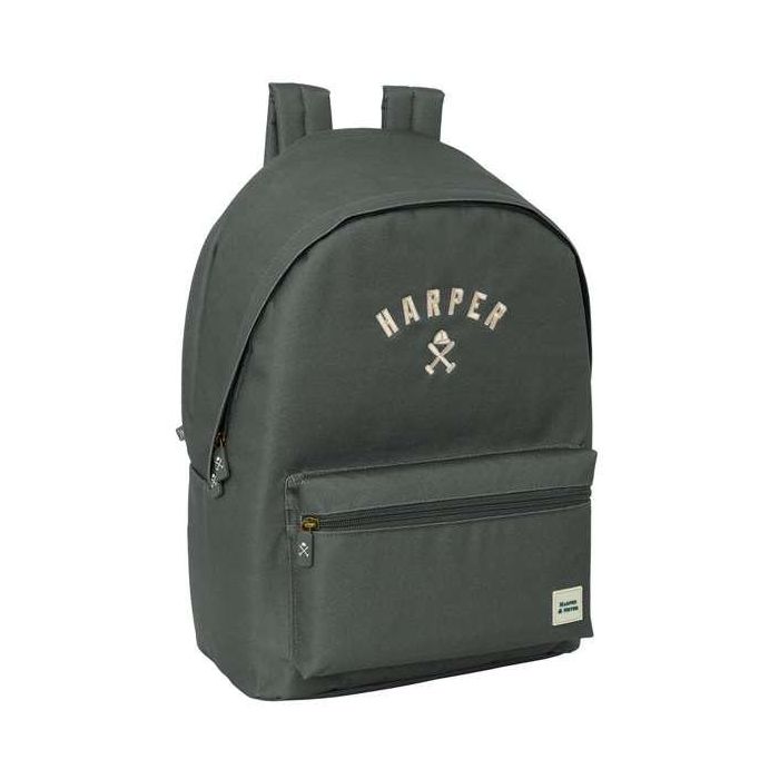 Safta Mochila Harper & Neyer Grey para Portátil 15.6" con USB