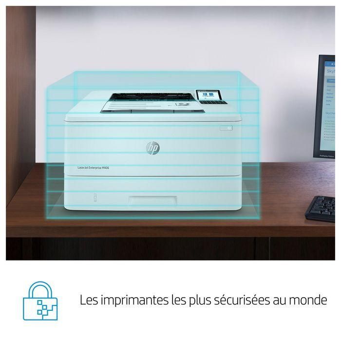 HP 3PZ15A Impresora Láser Monocromo LaserJet Enterprise M406DN | Dúplex Automático, Ethernet, 40 ppm, Seguridad Avanzada 23 HP 3PZ15A Impresora Láser Monocromo LaserJet Enterprise M406DN | Dúplex Automático, Ethernet, 40 ppm, Seguridad Avanzada 23