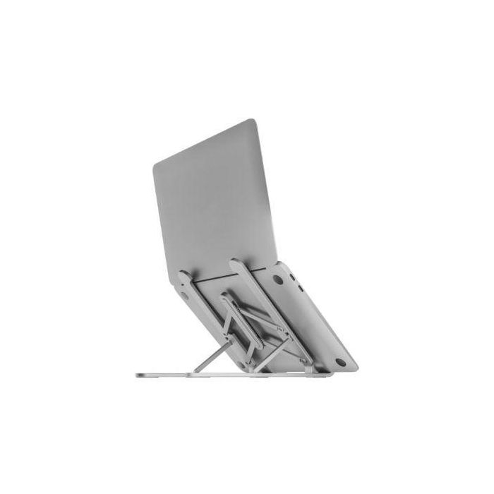 Aisens Soporte Ajustable para Tablet y Portátil, Plegable y Compacto, 7 Alturas, Aleación de Aluminio, 20 kg de Carga 1 Aisens Soporte Ajustable para Tablet y Portátil, Plegable y Compacto, 7 Alturas, Aleación de Aluminio, 20 kg de Carga 1