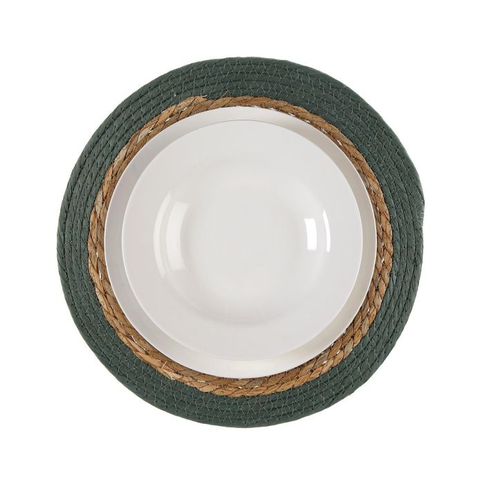 Salvamantel Verde 35 cm Versa - Alga y papel (6 Unidades) 1
