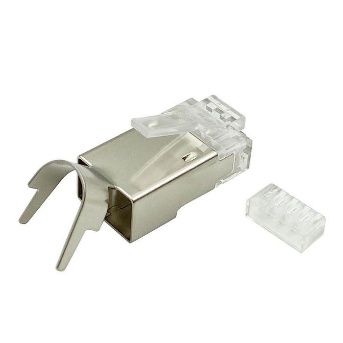 Lanview RJ45 STP plug Cat6a for AWG22-23 solid/stranded conductor 10 pcs. in a bag 3 Lanview RJ45 STP plug Cat6a for AWG22-23 solid/stranded conductor 10 pcs. in a bag 3