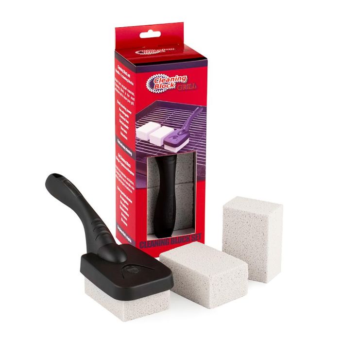Clean Mat Cleaning block barbacoas con mango y solapa individual, set de 3 uds 0 Clean Mat Cleaning block barbacoas con mango y solapa individual, set de 3 uds 0
