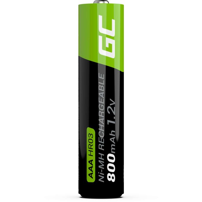 Green Cell GR08 Batería Recargable AAA Níquel-metal Hidruro (NiMH) 1.2V 800mAh 2 Piezas 2