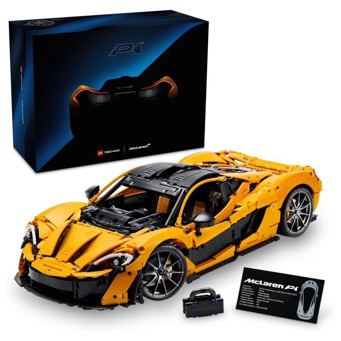 Lego 42172 McLaren P1 - Kit de Modelo de Hiperdeportivo para Adultos Entusiastas de Vehículos 4