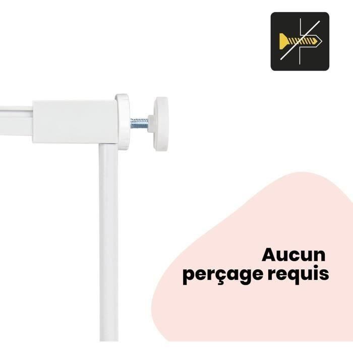 Safety 1st Extensión de Barrera de Seguridad para Niños 7 cm compatible con Easy Close Metal, Easy Close Wood y Auto-Close - Blanco 3 Safety 1st Extensión de Barrera de Seguridad para Niños 7 cm compatible con Easy Close Metal, Easy Close Wood y Auto-Close - Blanco 3