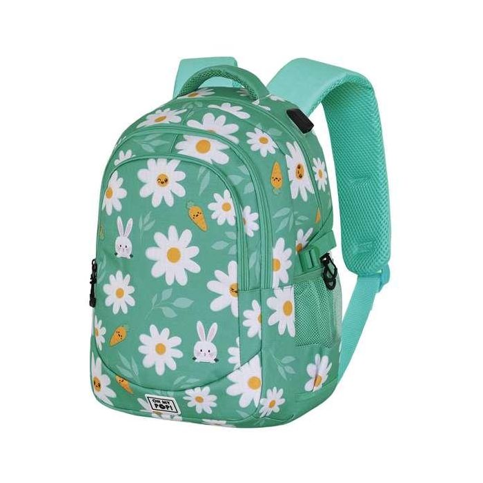 Karactermania Mochila OMP! Run. Plus FAN Blooming 44x34x21 cm, Gran Capacidad, 3 Compartimentos, Puerto USB, Ripstop, Turquesa 1 Karactermania Mochila OMP! Run. Plus FAN Blooming 44x34x21 cm, Gran Capacidad, 3 Compartimentos, Puerto USB, Ripstop, Turquesa 1