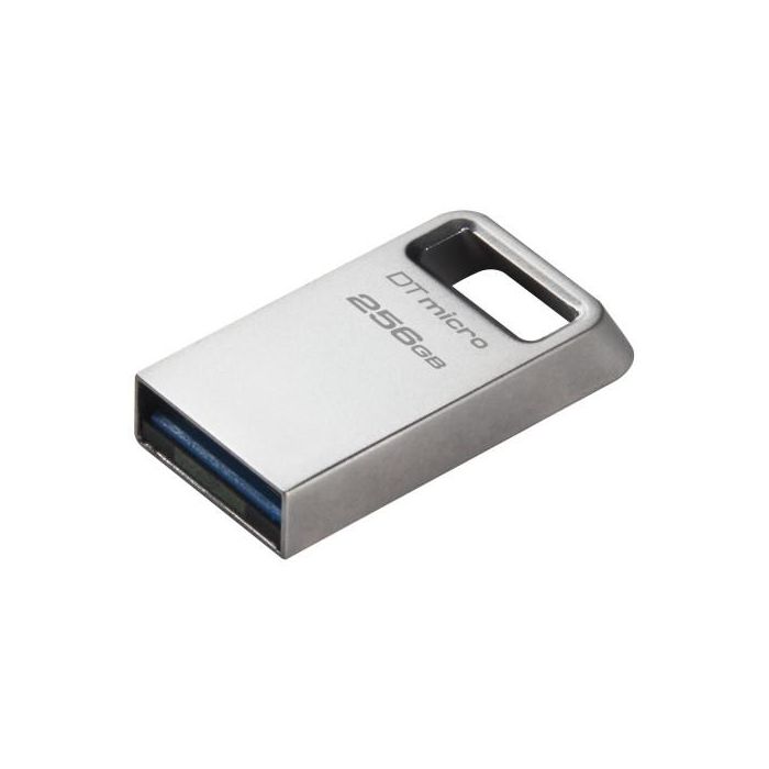 Kingston DTMC3G2/256GB Pendrive DataTraveler Micro 256GB USB 3.2 Gen 1 de 200MB/s Lectura - Diseño Ultrapequeño Metálico 1 Kingston DTMC3G2/256GB Pendrive DataTraveler Micro 256GB USB 3.2 Gen 1 de 200MB/s Lectura - Diseño Ultrapequeño Metálico 1