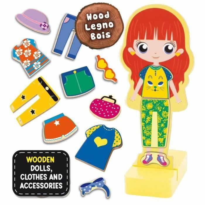 Lisciani Giochi LIS8008324098361 Muñeca de madera para crear fantásticos conjuntos Método Montessori 4 Lisciani Giochi LIS8008324098361 Muñeca de madera para crear fantásticos conjuntos Método Montessori 4