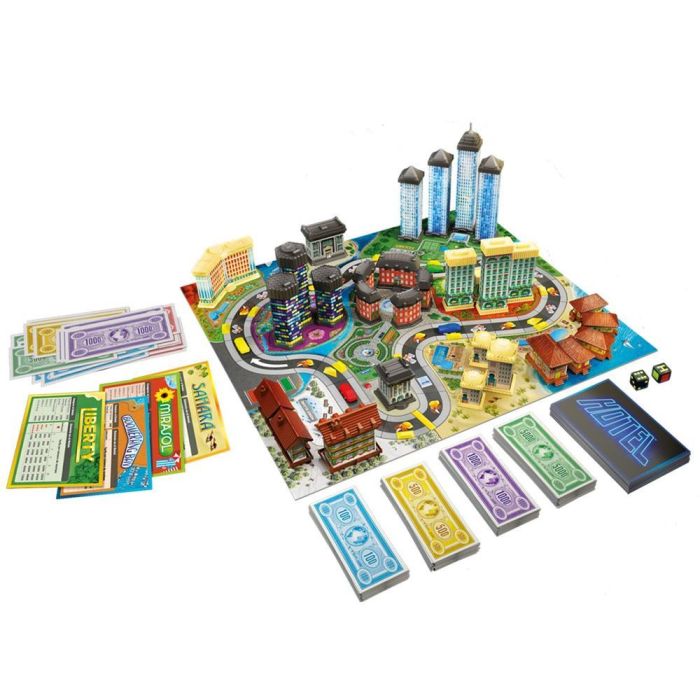 Asmodee Juego Hotel Juego de Mesa para Niños y Adultos a partir de 8 años 1