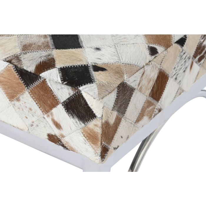 DKD Home Decor Descalzadora Colonial Piel Acero Camel Beige 41 x 44 x 122 cm 2 DKD Home Decor Descalzadora Colonial Piel Acero Camel Beige 41 x 44 x 122 cm 2