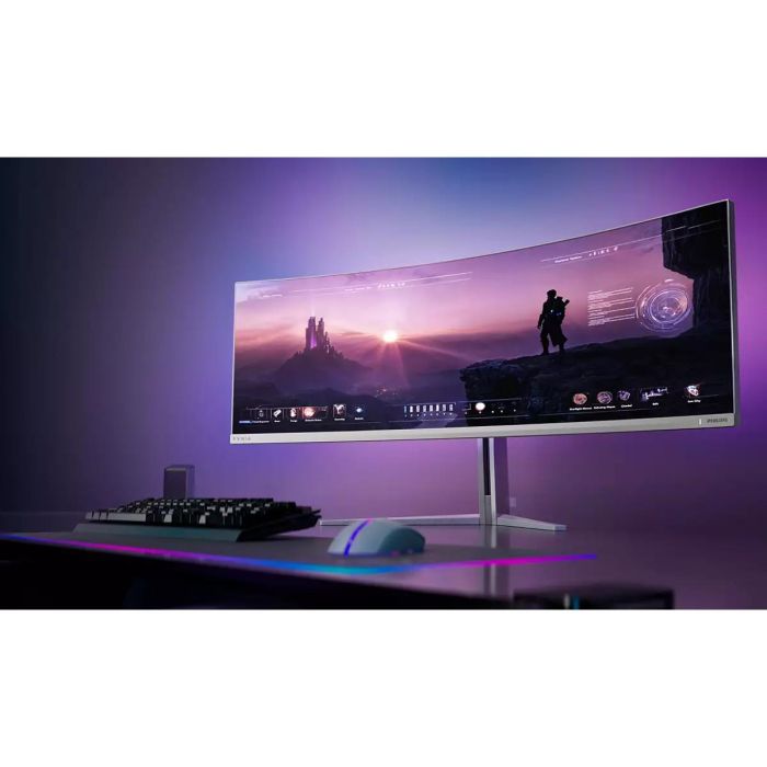 Philips 49M2C8900L Monitor Gaming Ultrapanorámico Curvo 49" Dual QHD 0.03ms 144Hz OLED Multimedia Blanco 12