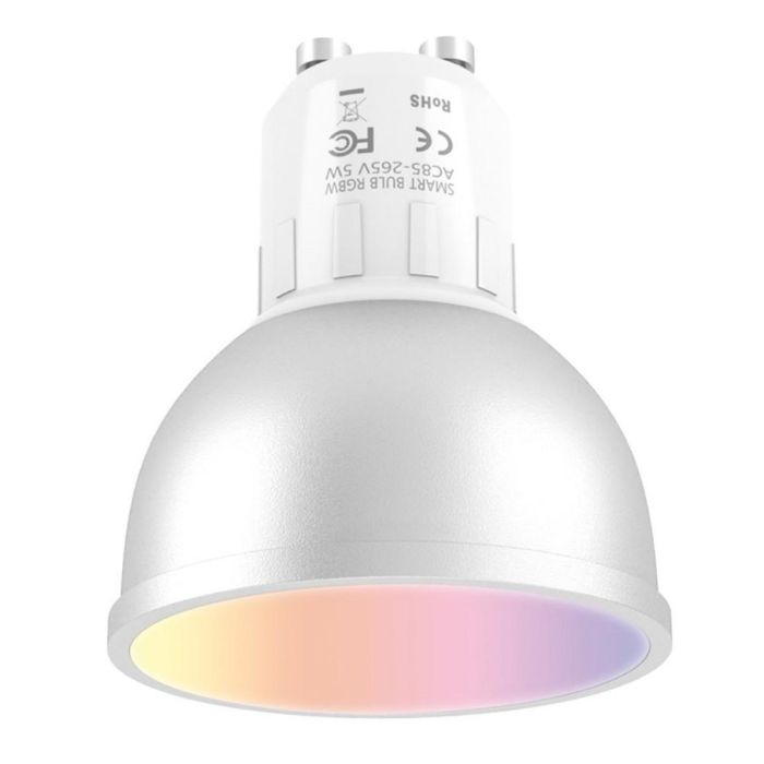 BOMBILLA INTELIGENTE MUVIT IO MIOBULB014 - WiFi - 5W - GU10 - 400LM - LUZ MULTICOLOR - COMPATIBLE ASISTENTES DE VOZ GOOGLE / ALEXA 1 BOMBILLA INTELIGENTE MUVIT IO MIOBULB014 - WiFi - 5W - GU10 - 400LM - LUZ MULTICOLOR - COMPATIBLE ASISTENTES DE VOZ GOOGLE / ALEXA 1