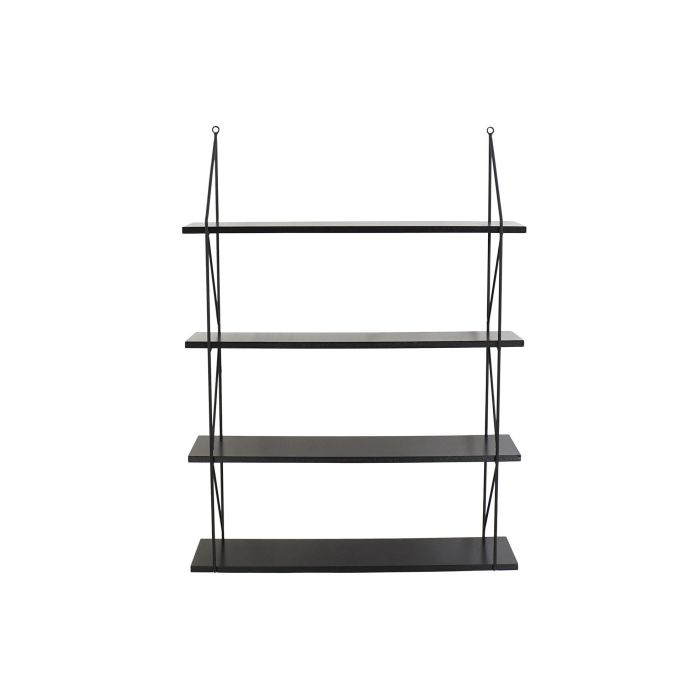 Estanteria Pared Loft DKD Home Decor Negro 16.5 x 81 x 60 cm 3 Estanteria Pared Loft DKD Home Decor Negro 16.5 x 81 x 60 cm 3
