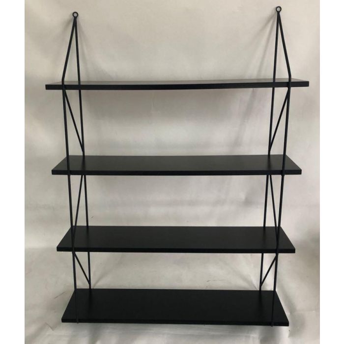 Estanteria Pared Loft DKD Home Decor Negro 16.5 x 81 x 60 cm
