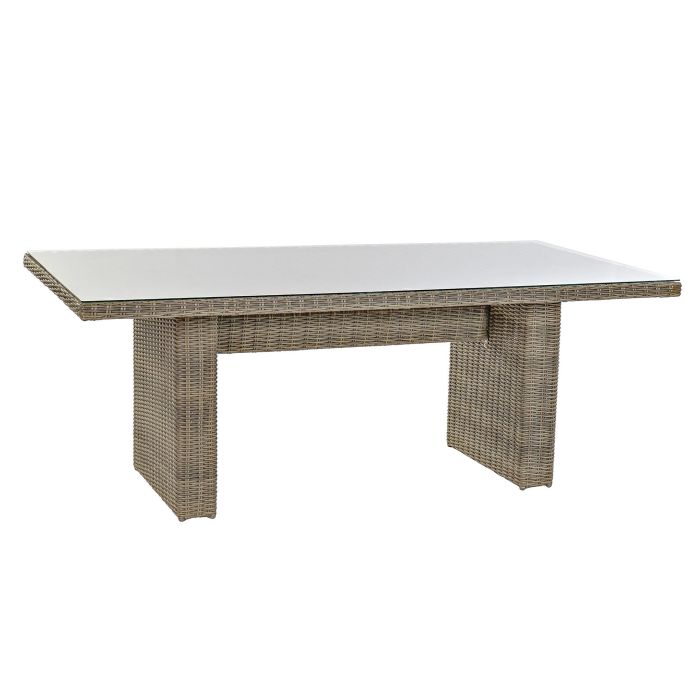 Conjunto de Mesa con 6 Sillas DKD Home Decor 93 cm 200 x 100 x 75 cm (7 pcs)
