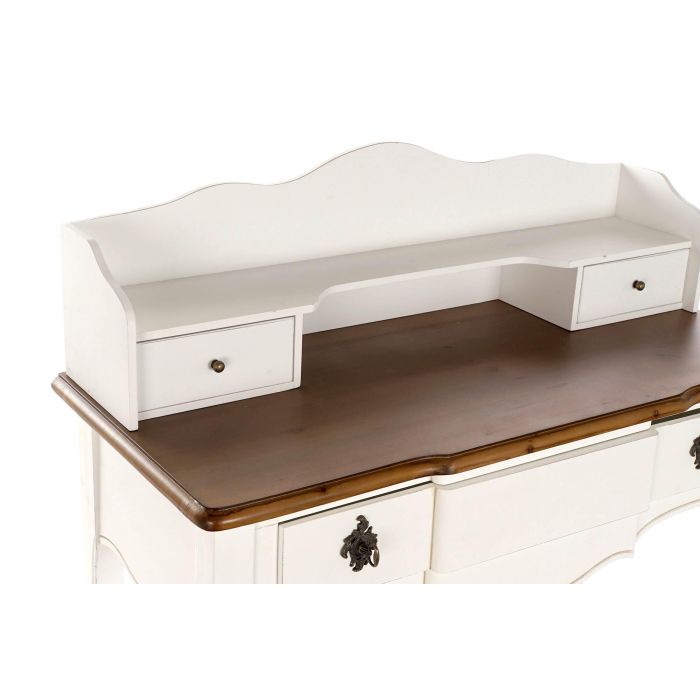 Escritorio DKD Home Decor Blanco Marrón Madera de Paulonia (90 x 40 x 101 cm) 1 Escritorio DKD Home Decor Blanco Marrón Madera de Paulonia (90 x 40 x 101 cm) 1